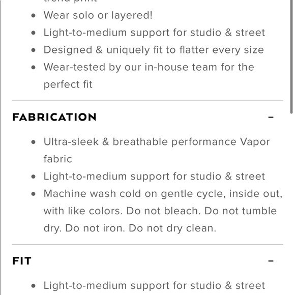 new Alo Yoga Vapor Roses bra - Picture 4 of 4